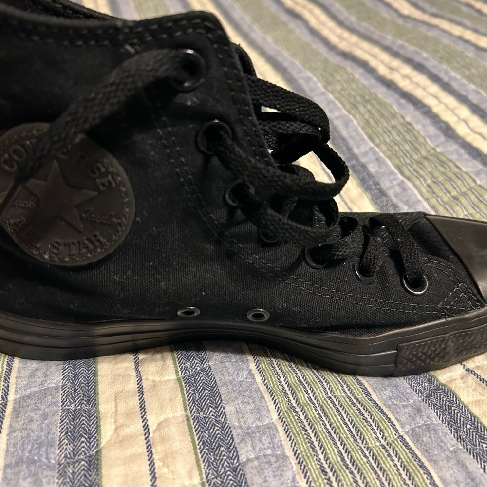 Converse All Black High-Top Sneakers